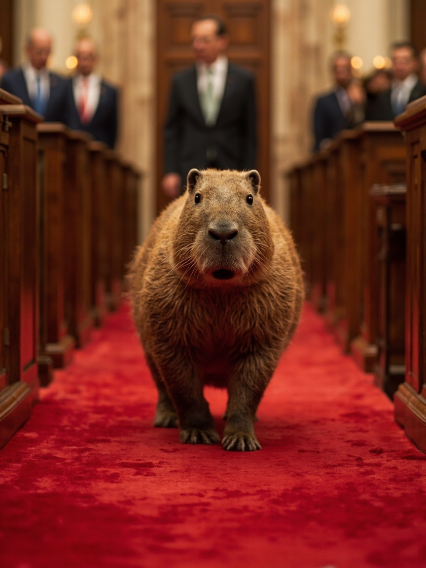 Lawmakers Were Mid-Vote When a Capybara Walked In
